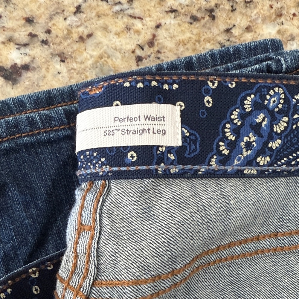 Levi's Women's Dark Blue Straight Leg Jeans